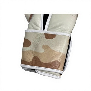 Guantes de Boxeo Fly, Camuflaje, Cuero Genuino, Cierre de Velcro, Guantes de Entrenamiento para Sparring, Transpirables, Unisex, Equipo para Adultos, Winning Boxin - Product Image 3