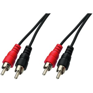 Stereo <b>Cable</b> 2x Rca Male To 2x Rca Male 5 Meters Audio <b>Video</b> Connection - Product Image 1