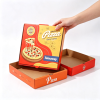 Boîtes à pizza jetables 8 9 10 12 pouces, conteneur à pizza vide, boîte d'emballage spéciale pour la livraison de plats cuisinés