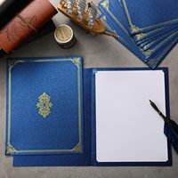 Penyimpan sertifikat wisuda 8.5x11 surat ukuran sertifikat menulis folder sertifikat kertas pemegang sertifikat