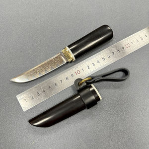 ปลอกไม้ทองแดงสำหรับล่าสัตว์มีที่จับป้องกันตนเองมีสามสีคลิปทองแดงดามัสกัสมีดไม้แปรรูปไม้มะเกลือ XF38T - Product Image 4