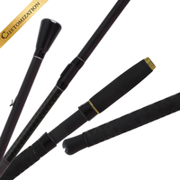 3X-JPR_762 Canne à pêche en carbone Toray super rigide, produit chinois, pour jigging Hearty Rise, avec anneaux Sabiki