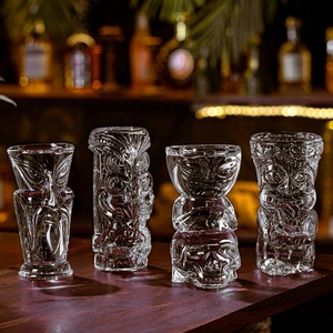 Atacado: Canecas Tiki de Vidro, Copos de Coquetel Tiki, Copos de Cerveja para Festas Temáticas Havaianas, Bares Tiki e Presentes de Natal - Product Image 6