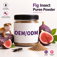 Papaya Fruit Smaak Insectenpuree Poeder voor Reptielen Gekko Kleine Hagedis Zachte Pasta Aangepaste Formule Rechtstreeks van de Fabriek Lage Minimum Bestelhoeveelheid