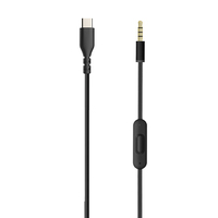 Cable de Audio de Repuesto para Auriculares Compatible con B Eats Solo 4/3/2, Studio Pro, Studio3/2, Pro, Mixr, Cable con USB-C