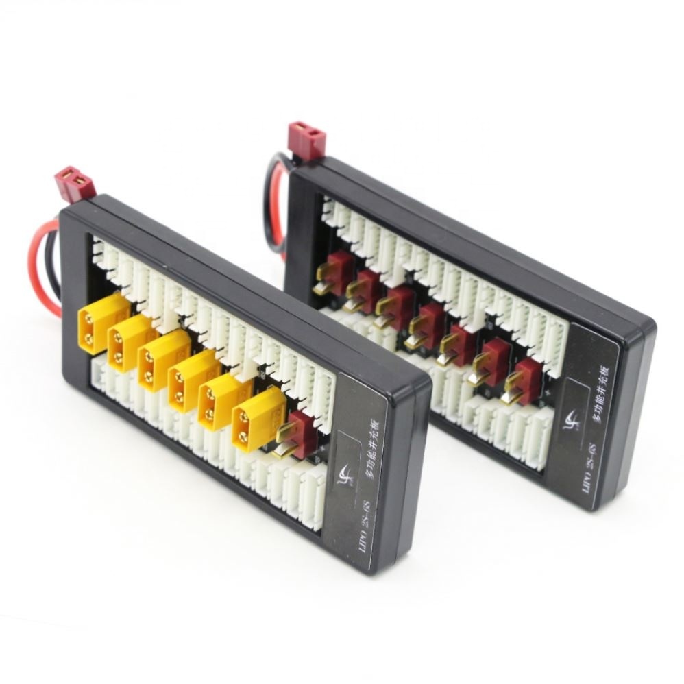 ZAWELIYO Multi Lipo Ladeplatine Für 2–6S Akkus – Parallel Balance-Ladung Bis Zu 6 Akkus Gleichzeitig