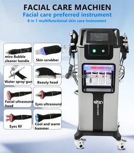 เครื่องดูแลผิวหน้า 8 in 1 มัลติฟังก์ชั่น สปาผิวหน้า ไฮดราเดอร์มาเบรชั่น บำรุงผิวหน้า ฟื้นฟูผิว ออกซิเจนเจ็ท ยกกระชับใบหน้า - Product Image 4