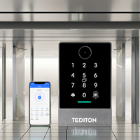 TTLOCK K3Q Lecteur de contrôle d'accès à code QR Serrures électroniques intelligentes biométriques sans clé pour clavier de porte en aluminium et application d'hôtel à usage domestique