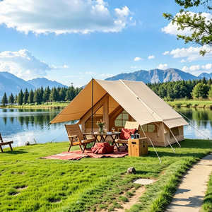 Tente gonflable pour <span class=keywords><strong>camping</strong></span> commercial, tente <span class=keywords><strong>de</strong></span> glamping robuste résistante au vent <span class=keywords><strong>et</strong></span> imperméable pour <span class=keywords><strong>location</strong></span> en resort ou en gîte - Product Image 2