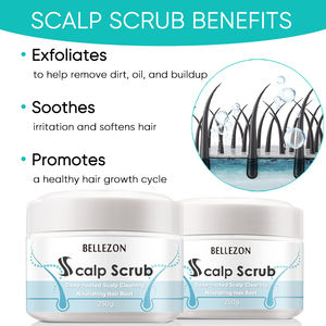 Private Label Nettoyage en profondeur Cheveux relaxants Cuir chevelu Réduire les pellicules Gommage du cuir chevelu - Product Image 4