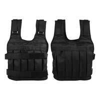 Nouveau Gilet Lesté Réglable pour Coureurs, Fitness, Protection des Épaules en Tissu Oxford, 12 Poches