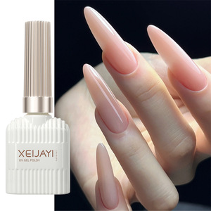 Esmalte de <span class=keywords><strong>uñas</strong></span> en Gel superbrillante <span class=keywords><strong>Rosa</strong></span> desnuda de 15ml, Gel UV de salón de alta saturación, esmalte de Gel para manicura DIY sin Alcohol - Product Image 3