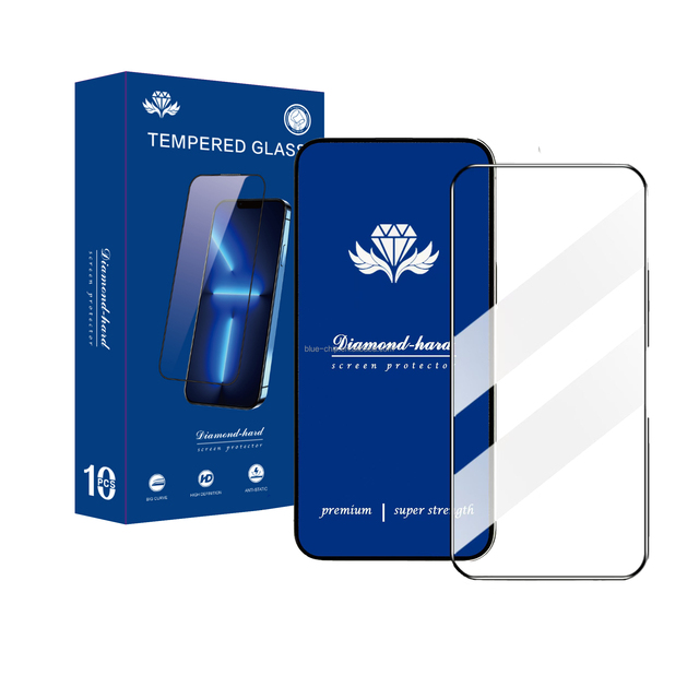 Tempered Glass Phone Screen Protector 9D Full Cover Screen Guard Compatible for iphone 15 14 13 12 11 Pro Max Mini 16