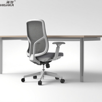 Support lombaire chaise pivotante humanscale monde différent chaise de bureau en maille blanc