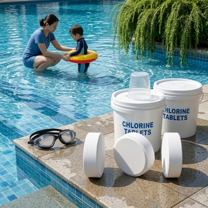 Nouvelle technologie, comprimés <span class=keywords><strong>de</strong></span> <span class=keywords><strong>nettoyage</strong></span> pour piscine, pureté <span class=keywords><strong>de</strong></span> l'eau 99 %, sûrs et efficaces, comprimés pour piscine. - Product Image 3