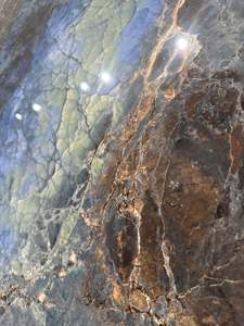 Dalles de sol en pierre artificielle moderne, en marbre de pierre frittée bleu jade Swarovski, grande dalle, durable, pour <span class=keywords><strong>la</strong></span> décoration des murs et des halls d'hôtel - Product Image 3