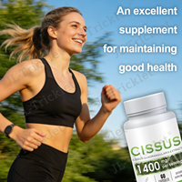 Capsules de Cissus Quadrangularis de marque privée Julong OEM pour les athlètes, réparation musculaire, récupération post-entraînement, nutriments