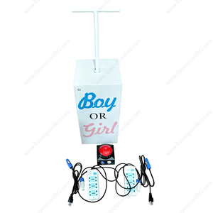 وحدة تحكم عن بعد ملونة حلويات مدفع تكشف بين الجنسين ألعاب نارية للاستحمام للأطفال مستلزمات حفلات - Product Image 5