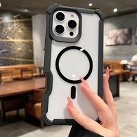 Coque de protection antichoc de luxe avec chargeur magnétique sans fil pour iPhone 17 Air 16 Pro Max 15 14 Plus 12 11 13