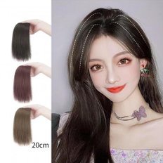 D Doble Aceite Mujeres Cabello Mojado Garrapatas Pin Hairpiece Pong Side Extensiones de cabello humano (10003298) - Product Image 1