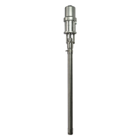 Pompe à tambour pneumatique réglable en acier inoxydable 304, pompe à tambour de 55gal