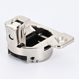 Bisagra de 110° de aleación de zinc para puerta de armario empotrada, 35x13mm, niquelada, tipo amortiguador a presión - Product Image 3