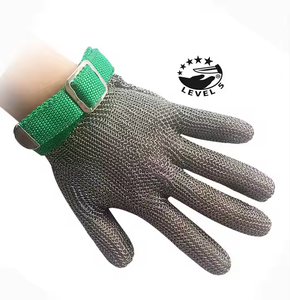 Guantes transpirables de malla de alambre de acero inoxidable para uso en restaurantes y carniceros - Product Image 3