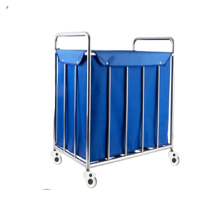 의료 용품 도매 이중 빈 병원 세탁 카트 아침 간호를위한 의료 폐기물 트롤리 - Product Image 2