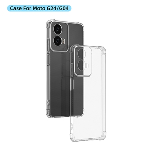Funda Protectora para Teléfono Motorola Moto G24 E15 G15 G05, Transparente, de TPU, Antiarañazos, Antigolpes, con Protección de Airbag - Product Image 5