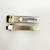 Module transceiver optique SFP BiDi SMF 1,25 G 1550 nm 1490 nm 80 km DDM LC en gros pour FTTH Cisco MikroTik Ubiquiti