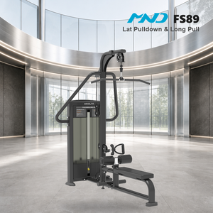 高需要ラットプルダウンロングプルマシンジム機器フィットネスMND FS89筋力トレーニングマシン（マドリッドブティックジム向け） - Product Image 1