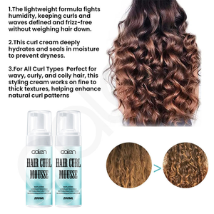 Espuma Fijadora Luxfume de Larga Duración para Peinar Cabello Rizado, con Volumen y Fijación, Espuma Moldeadora Personalizada para <span class=keywords><strong>Rizos</strong></span> <span class=keywords><strong>Definidos</strong></span> - Product Image 4