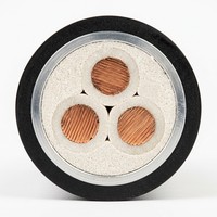 Kabel Daya 3 Inti Tembaga BBTRZ Fleksibel Tahan Api Berisolasi Mineral IEC 0.6/1kV untuk Bangunan dan Distribusi Tenaga