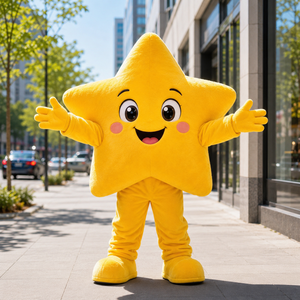 Costumes de mascotte étoile en peluche personnalisés, uniformes, OEM ODM, tenues de personnage de dessin animé pour la promotion - Fabricant chinois Shengye - Product Image 1