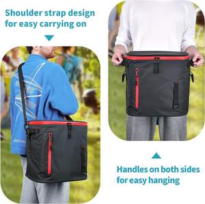 Bolsa térmica de lona de algodón duradero personalizada, bolsa térmica portátil ecológica para compras y almuerzo, bolsa térmica para alimentos OEM - Product Image 6