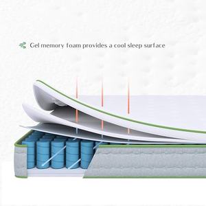 Colchón de látex de espuma <span class=keywords><strong>Visco</strong></span> con memoria de Gel comercial, colchón de muebles de cama, colchón comprimido de tamaño king de muebles Queen de 12 pulgadas - Product Image 4