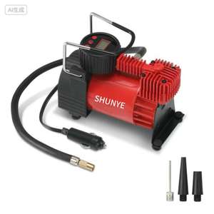 Venta caliente Metal <span class=keywords><strong>12V</strong></span> 150psi medidor de presión Digital portátil <span class=keywords><strong>Mini</strong></span> <span class=keywords><strong>compresor</strong></span> de aire de coche con pantalla Digital para Inflador de neumáticos de coche - Product Image 1