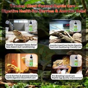 Gouttes Probiotiques pour Reptiles Verdant Sun - Bacillus Subtilis pour la Santé <span class=keywords><strong>Intestinale</strong></span> des Lézards et Soulagement de la <span class=keywords><strong>Diarrhée</strong></span> - Product Image 5