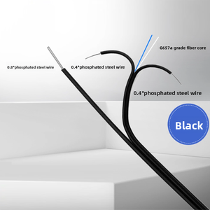 FTTH用屋内2芯3鋼線光ファイバーバタフライドロップケーブル - Product Image 4