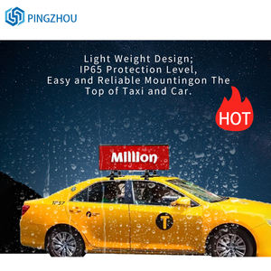 Tetto del Taxi Display a LED per affissioni auto schermo programmabile 4 gp2.5 p5 Video per esterni per auto illuminate Display sul tetto del Taxi - Product Image 2