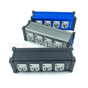 กล่องจ่ายไฟ Abcables 4 ทาง 16A สำหรับไฟเวที LED Par Can Light AC 220V โลหะ IP65 - Product Image 4