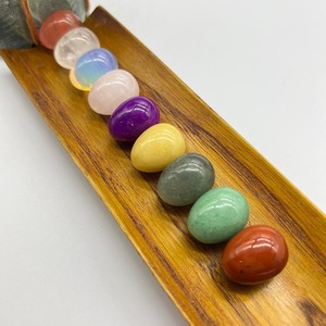 Mini huevos <span class=keywords><strong>de</strong></span> cristal en forma <span class=keywords><strong>de</strong></span> Chul <span class=keywords><strong>de</strong></span> 20 mm, Pascua, ágata, <span class=keywords><strong>jade</strong></span> y mineral <span class=keywords><strong>de</strong></span> ave - Product Image 3