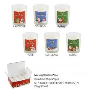 เทียนหอม6ชิ้น, เทียนหอมกล่องของขวัญคริสต์มาส - Product Image 6