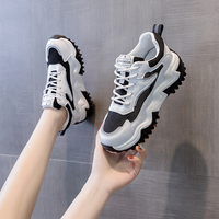 Semelle en mousse de haute qualité, style polyvalent, chaussures rétro, maille respirante, chaussures de papa, chaussures de sport tendance