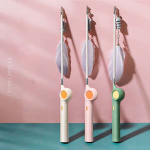 Moderno Juguete Ecológico para Gatos de PVC, Varita Láser Retráctil de Doble Uso con Campana, Juguete Multifunción para Gatos - Product Image 1