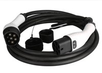 Chargeur EV portable Senhao New Mode 3 monophasé/triphasé 32A 7/22kW 5m TPU/Cu Type 2 mâle Type 2 femelle Câble de charge IEC 62196-2