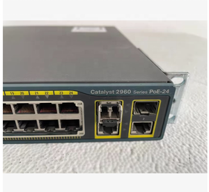 UTILISÉ 2960 Series 24 10/100 Ports Switch WS-<span class=keywords><strong>C2960</strong></span>-24PC-L WS-<span class=keywords><strong>C2960</strong></span>-24TC-L WS-<span class=keywords><strong>C2960</strong></span>-<span class=keywords><strong>24TT</strong></span>-L Layer 2 Switch - Product Image 2