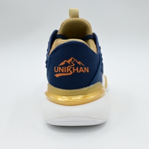 Zapatillas de Baloncesto y <span class=keywords><strong>Tenis</strong></span> para <span class=keywords><strong>Hombre</strong></span>, Ligeras, Transpirables, Color Azul Marino y Dorado Metálico, Personalizadas al por Mayor - Product Image 6