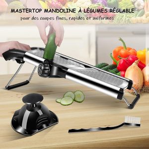 New Design Stainless Steel Manual Potato Tomato Carrot Onion Slicer Cut-Resistant Gloves Eco-Friendly 3-Piece Kitchen Tool - Product Image 6