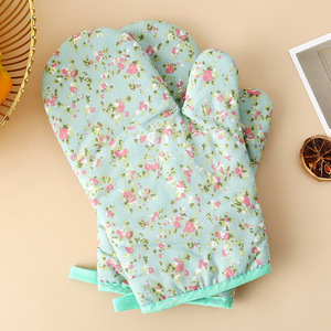 Mitaines de cuisine Offre Spéciale en coton mitaines de four de cuisine mitaines de four à coque imperméable mitaines de cuisine lavables avec doublure en coton - Product Image 4